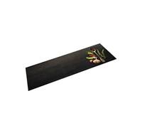 Tapis de cuisine lavable impression d épices 45x150 cm velours