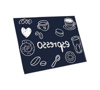 Tapis de cuisine résistant à l'huile et antidérapant avec impression durable pour zone de cuisson