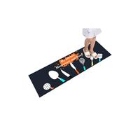 Tapis de cuisine résistant à l'huile et antidérapant avec impression durable pour zone de cuisson et lave-vaisselle