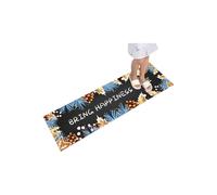 Tapis de cuisine résistant à l'huile et antidérapant avec impression durable pour zone de cuisson Tapis de cuisine antidérapant