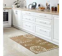 tapis de cuisine salon tapis sisal moderne facile d'entretien marron beige