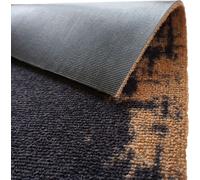 Tapis de cuisine Tapis de passage Tapis de cuisine Tapis à motifs Tapis de porte, Taille:50x70 cm, Motif:Bordures unies marron