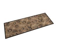 Tapis de cuisine - vidaXL - Morning - Imprimé épices - Lavable - 150 x 45 cm
