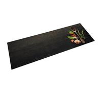 vidaXL Tapis de Cuisine Lavable Impression d'Épices, Paillasson Antidérapant, Tapis de Sol, Tapis Devant Évier, Moderne, 60x180 cm Velours
