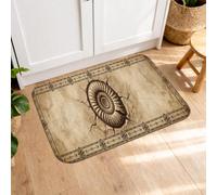 Tapis de cuisine vintage boussole pour sol, rustique, décoratif, confortable, lavable pour éviers, buanderie, salle de bain, 50,8 x 78,7 cm