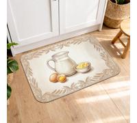 Tapis de cuisine vintage rustique pour sol, outils de cuisson, tapis doux, rembourré, confortable, lavable, décoration pour éviers, buanderie, salle de bain, 40,6 x 61 cm