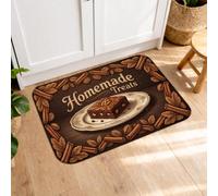 Tapis de cuisine vintage rustique pour sol, tapis doux sur le thème de la cuisson des biscuits, tapis doux et confortable, lavable pour éviers de cuisine, buanderie, salle de bain, 50,8 x 78,7 cm
