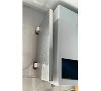 Tapis de cuisinière ignifuge for tables de cuisson à gaz et électriques - Protecteur de comptoir de four résistant à la chaleur, bouclier de cuisine résistant(Adhesive-backed,60x60cm/23.6x23.6in)