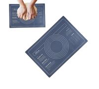 Tapis de cuisson, 24 x 16 pouces Grand tapis en silicone pour la cuisson, les aliments à pâte à pâte de qualité alimentaire avec des mesures anti-dérapant Tapis de cuisson en silicone pour four