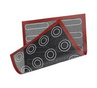 Tapis de cuisson crème feuilleté - 40 x 30 cm en silicone, feuille de macaron, doublure à biscuits réutilisable double face | Parfait pour la pâtisserie dessert, la cuisson antiadhésive, répartition