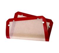 Tapis de cuisson en silicone avec boucle, Red | Antiadhésif, les s ' enclenchent pour former une de cuisson étanche, un revêtement de four, résistant à