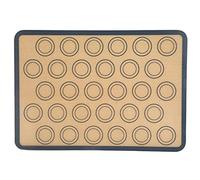 Tapis de cuisson en silicone avec fibre de verre pour four et comptoir Chaleur antiadhésive jusqu'à 485 °F 16,5 x 11,6 po Tapis à pâtisserie réutilisable pour pain à pizza