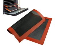 Tapis De Cuisson En Silicone - De Cuisson Pour Four En Fibre De Verre 40 Cm | Revêtement De Four Antiadhésif Résistant À La Chaleur | Offre Une Répartition Uniforme De La Chaleur Et Un Démoulag