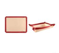 Tapis de cuisson en silicone épais - Antiadhésif - Réutilisable - Pour cookies, macarons, pain, pâtisseries, lave-vaisselle, compatible avec les plaques de four de 30 x 21 cm, 40 x 30 cm, 42 x 29,5 cm