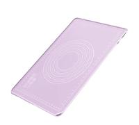 Tapis de cuisson en silicone for pâtisserie, grand format, antiadhésif, for pétrir, rouler, four, fabrication pain, biscuits, macarons, set table(Pink,45x65x0.05cm)