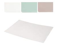 Tapis de cuisson en silicone KADAX, 60 x 40 cm, antiadhésif, antidérapant, tapis de pâte, tapis en silicone de haute qualité, tapis de cuisson (crème)