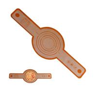 Tapis De Cuisson En Silicone - Poignées De Levage À Long Manche, À Biscuits Antiadhésive Réutilisable, Doublure À Répartition Uniforme De La Chaleur, À Dérouler Pour Pâte À Et Pâtis
