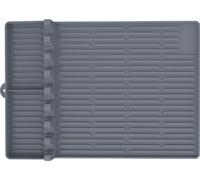 Tapis de cuisson en silicone pour Blackstone, antidérapant, résistant à la chaleur, spatule de gril, support latéral, gril, cuisine, plan de travail de cuisson, gris, fin