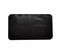 Tapis de cuisson ignifuge réutilisable sous la grille 127 x 99,1 cm (noir | Couverture de 127 x 99,1 cm, fibre de verre ignifuge, revêtement en silicone, protège les terrasses contre les braises