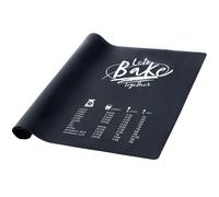 Tapis de cuisson KADAX en silicone, 60 x 40 cm, antiadhésif, antidérapant, noir