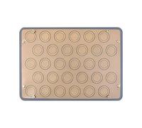 Tapis de cuisson réutilisable, résistant à la chaleur et antiadhésif, 42 x 29,5 cm, adorable tapis de cuisson rectangulaire multifonction pour pain, macarons, poulet rôti, gâteaux