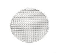 Tapis de cuisson rond fiable en acier inoxydable pour barbecue, outil de cuisson parfait pour vos événements en plein air (28 cm)