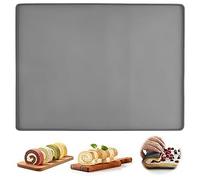 Tapis de Cuisson Silicone avec Bord, Lot de [30 x 40 cm] Plaque Silicone Pâtisserie Anti-Adhésif & Réutilisable, Feuille de Cuisson pour Four, Macaron Pizza Génoise Sans BPA, Facile à Nettoyer
