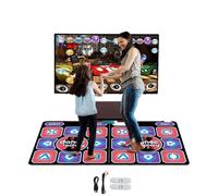 Tapis De Danse 2 En 1 Pour Tv Et Pc,Tapis De Danse Électronique Avec 2 Manettes De Jeu,Tapis De Danse Led Avec Lumière/100 Chansons/3 Modes De Jeu,Pour Fitness, Danse, Yoga (Jeu à deux joueurs)
