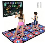 Tapis de Danse avec Manette sans Fil, 162 Jeux Et Vaste Bibliothèque de Chansons, Tapis de Danse pour Télévision, Ordinateur, Jouets Musicaux, Cadeaux d'anniversaire