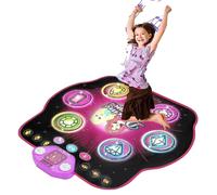 Tapis de danse interactif, niveaux de difficulté réglables, connectivité Bluetooth, Comme une photo
