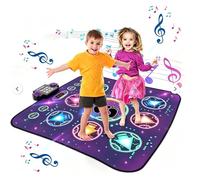 Tapis de Danse Musical LED Bluetooth Enfant 7 Modes 243 Niveaux Pliable Antidérapant Éducatif Cadeau