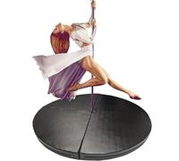 Tapis de Danse Pliable Portable Couverture Anti-dérapante Mousse Absorption des Chocs Idéal pour Yoga Fitness et Pole Dancing Exercice