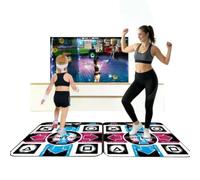 Tapis de Danse USB 2 Pcs pour Filles, Tapis de Danse Antidérapant, 11 Touches Interactives, pour Adultes, Exercices À Domicile Et Divertissement