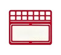 Tapis de de perles pour les fabricants de, Red 24X30CM | Bloc de mise en page souple, contrôle des composants, prise en de la configuration de la table de travail,