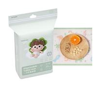 Tapis de de Repas pour - Set de antidérapant, Tapis Collant avec Motif Dinosaure, Protecteur de avec Ensemble de 20 pièces, Accessoire de collation, Ensemble de Salle à Mange