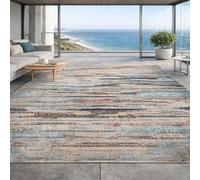 Tapis de décoration, Meubles Abstrait Moderne Gris Art déco Bleu Orange Rose Blanc, 80 x 140 cm, Tapis Doux Poil Court Tapis Salon Chambre à Coucher, canapé, Area Rug for Hall Hallway