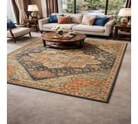 Tapis de décoration,Multicolore Bleu, Rouge, Beige, Orange, 120 x 180 cm, Design Moderne Chambre, Salle de séjour, Salle à Manger,Rug for Living Room