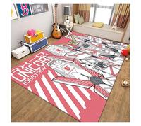 Tapis De Décoration Tapis De Sol Antidérapant En Velours Doux Et Court, Motif Dessin Animé, Tendance, for Chambre À Coucher, Facile À Nettoyer, Idéal for Chevet, Salon, Universel, Plusieurs Tailles Di