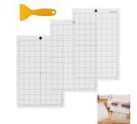 Tapis de découpe 3 pièces avec spatule inclus - Haute adhérence - 8x12 pouces - Multi-angles - Résistant et réutilisable, Prime Vinyl Lot de découpe pour Cricut Joy