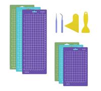 Tapis de découpe 6 pièces pour Cricut Joy 4,5"X12"+4,5"X6,5", Standardgrip/Lightgrip/Stronggrip, tapis de coupe compatibles avec les accessoires Cricut Joy, tapis de découpe adhésif de rechange