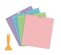 Tapis de découpe à coudre, tapis de - 4 tapis de découpe d'art - Fournitures d'artisanat et outils de matelassage, tampon de mesure manuel pour mosaïque, artisanat