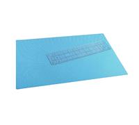 Tapis de découpe A2 - Découpeuse - Tapis de découpe double face auto-cicatrisant avec grille et massicot à rouleau - 5 lames de rechange et règle de couture pour p