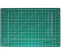 Tapis De Découpe A3 Autoguérissant Double-Face 45 X 30 Cm Vert, 5 Couches En Pvc, Avec Repères En Cm/Pouces Idéal Pour Couture, Quilting, Scrapbooking Et Loisirs Créatifs