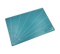 Tapis de découpe A3 unilatéral pour planche à découper - Outil de bricolage avec lignes de grille transparentes - Angles pour scrapbooking et projets d'artisanat