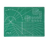 Tapis de Découpe A4 | Tapis de Coupe Couture | Double Face | Cutting Mat | Base de Découpe pour Patchwork, Couture | Cutting Mat | Couleur Verte | PVC Résistant | 30 x 22 cm