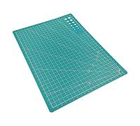 Tapis de découpe A4 unilatéral, outil de bricolage avec lignes de grille transparentes angles pour scrapbooking, projets d'art et d'artisanat
