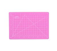 Tapis de découpe auto-cicatrisant, A5 double face avec écailles, planche à découper antidérapante pour loisirs créatifs, couture, scrapbooking [Rose]