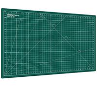 Tapis de découpe auto-cicatrisant VERT 90x60cm (A1), gradué en CM, surface matte antidérapante - planche de découpe pour couture,patchwork,cutter rotatif