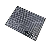 Tapis de découpe de bureau Tapis de découpe A3 A4 A5, outil culturel et éducatif, bloc double face, planche gravure artistique for bricolage artisanal(Black,A4 Middle)