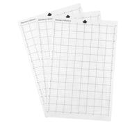 Tapis de découpe de remplacement tapis adhésif transparent avec grille de mesure 8 par 12 pouces pour Machine de traceur Silhouette Cameo Explore 5 pièces
